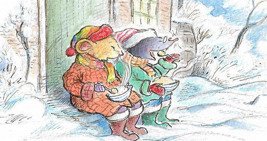 Lo and behold! A festive Mouse and Mole.