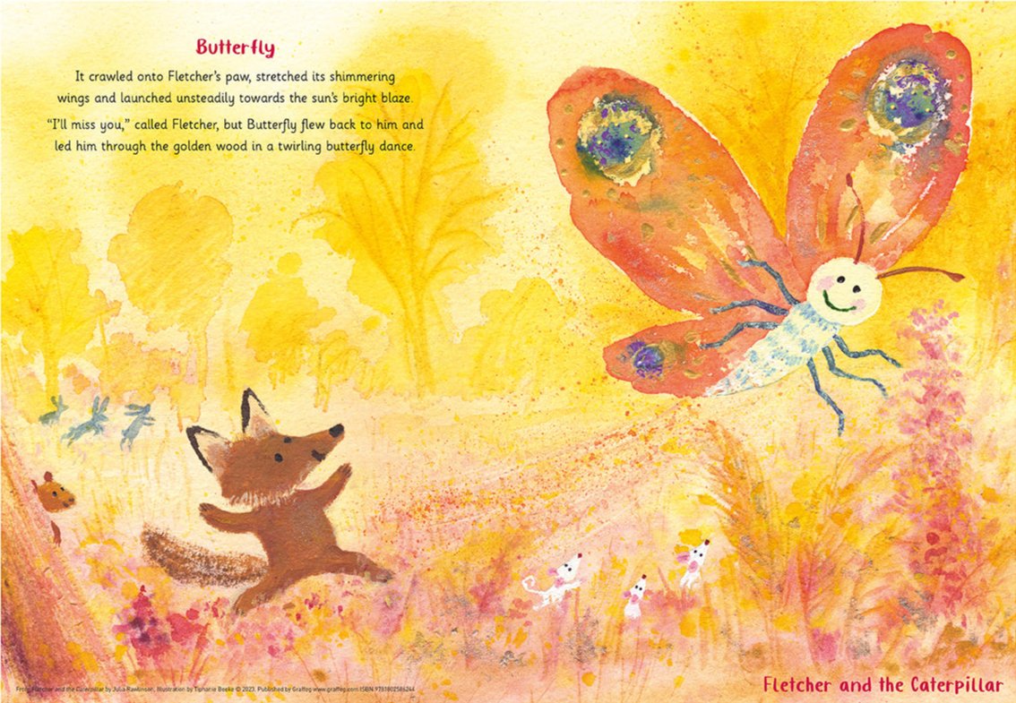 Butterfly – Fletcher and the Caterpillar Poster