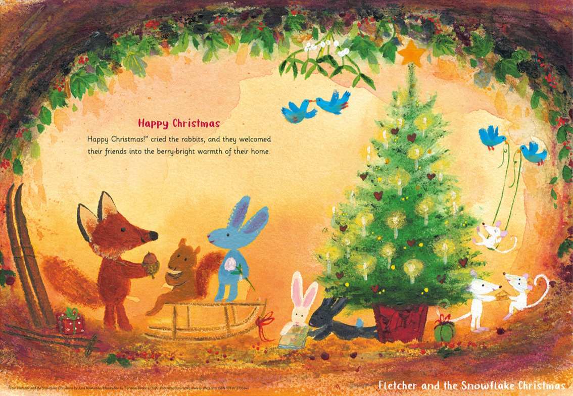 Happy Christmas – Fletcher and the Snowflake Christmas Poster
