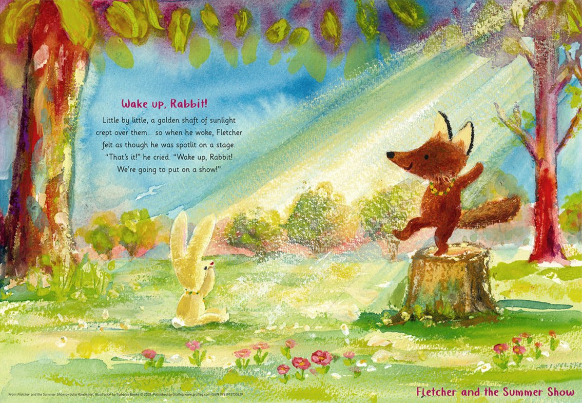 Wake Up Rabbit! – Fletcher and the Summer Show Poster