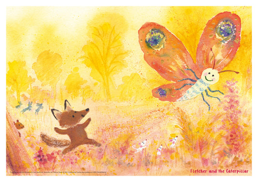 Butterfly Fletcher and the Caterpillar Poster
