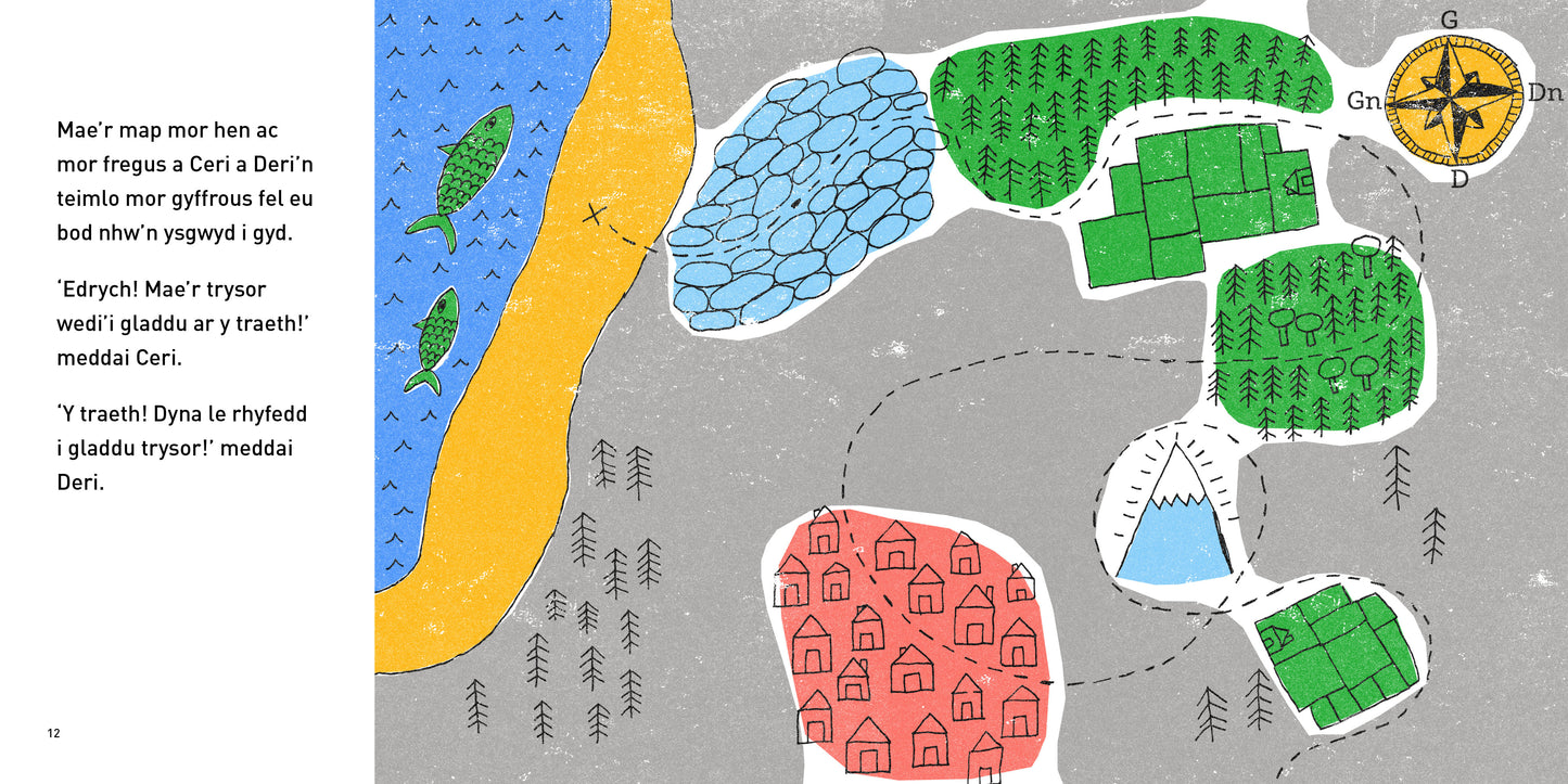 Ceri a Deri: Y Map Trysor