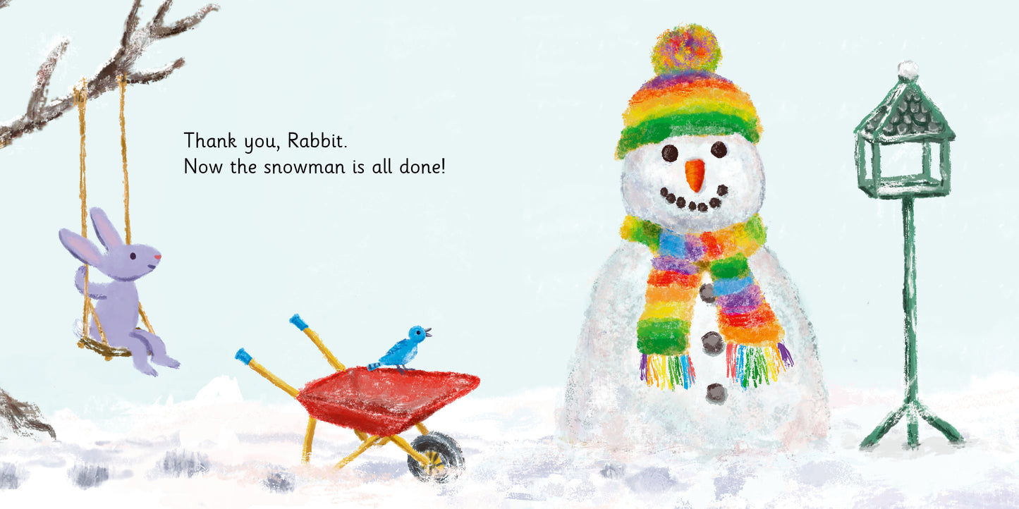 You and Rabbit Make a Snowman
