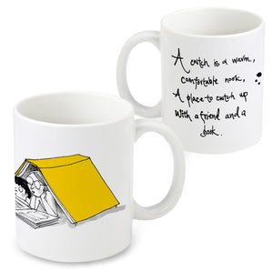 Cwtch up with a Book mug