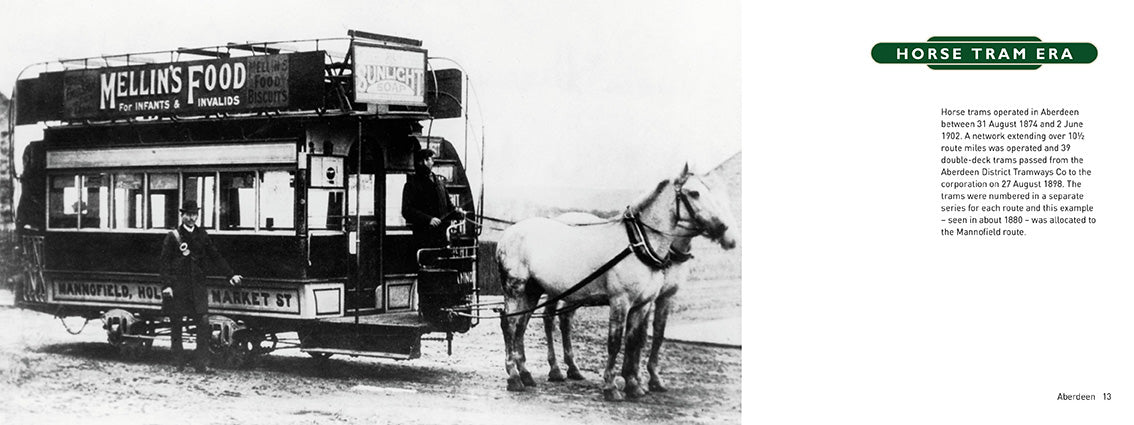 Lost Tramways of Scotland: Aberdeen by Peter Waller, published by Graffeg. Horse Tram Era