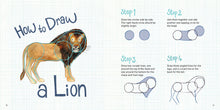 Load image into Gallery viewer, Animal Surprises How to Draw Nicola Davies Abbie Cameron published by Graffeg lion
