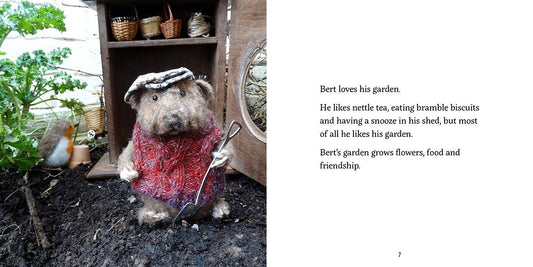 Bert's Garden Celestine and the Hare - Karin Celestine published by Graffeg