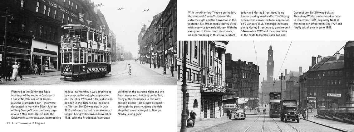 Lost Tramways of England: Bradford by Peter Waller, published by Graffeg