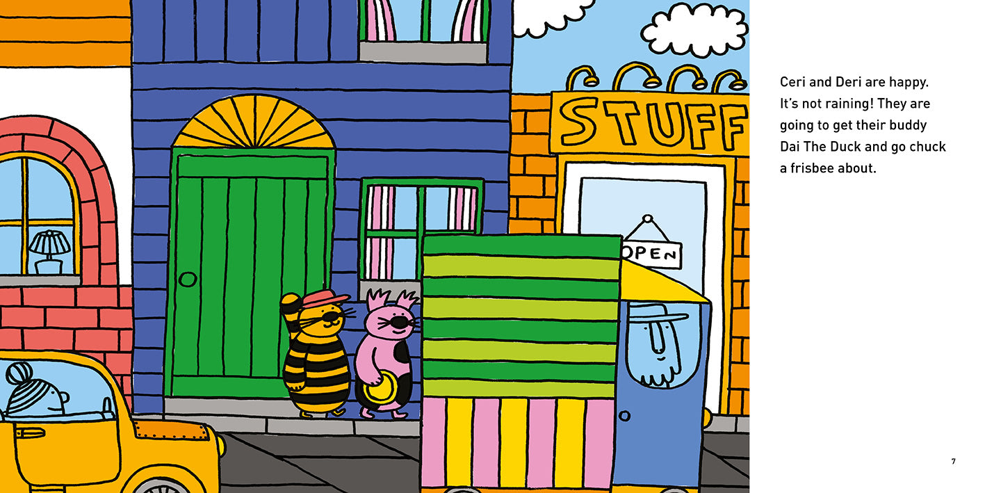 Ceri and Deri The Very Smelly Telly Show Max Low published by Graffeg
