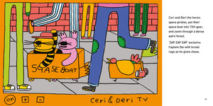 Ceri and Deri The Very Smelly Telly Show Max Low published by Graffeg
