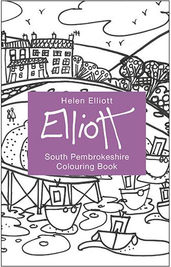 South Pembrokeshire Concertina Colouring Book Graffeg Books