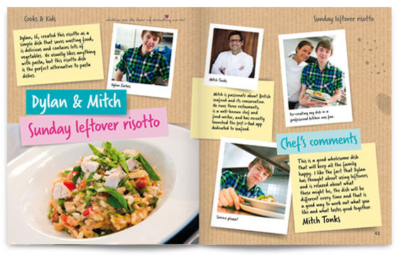 Cooks and Kids published by Graffeg Sunday leftover risotto
