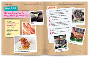 Cooks and Kids published by Graffeg Chickem Breast with Mozzarella and Pancetta