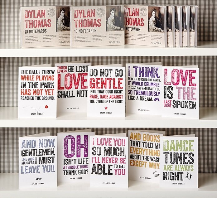 Dylan Thomas 10 Notecards Pack