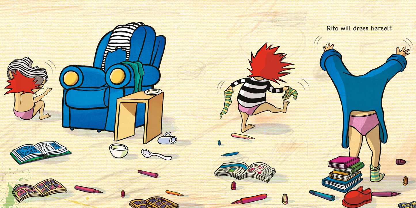 Rita wants a Fairy Godmother by Máire Zepf and Andrew Whitson, published by Graffeg - picture book page