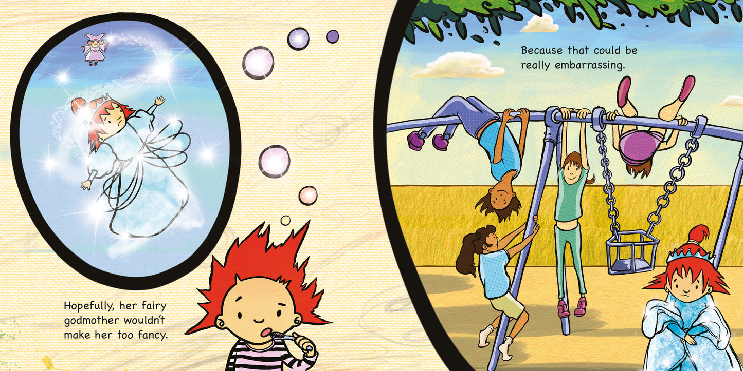 Rita wants a Fairy Godmother by Máire Zepf and Andrew Whitson, published by Graffeg - picture book page