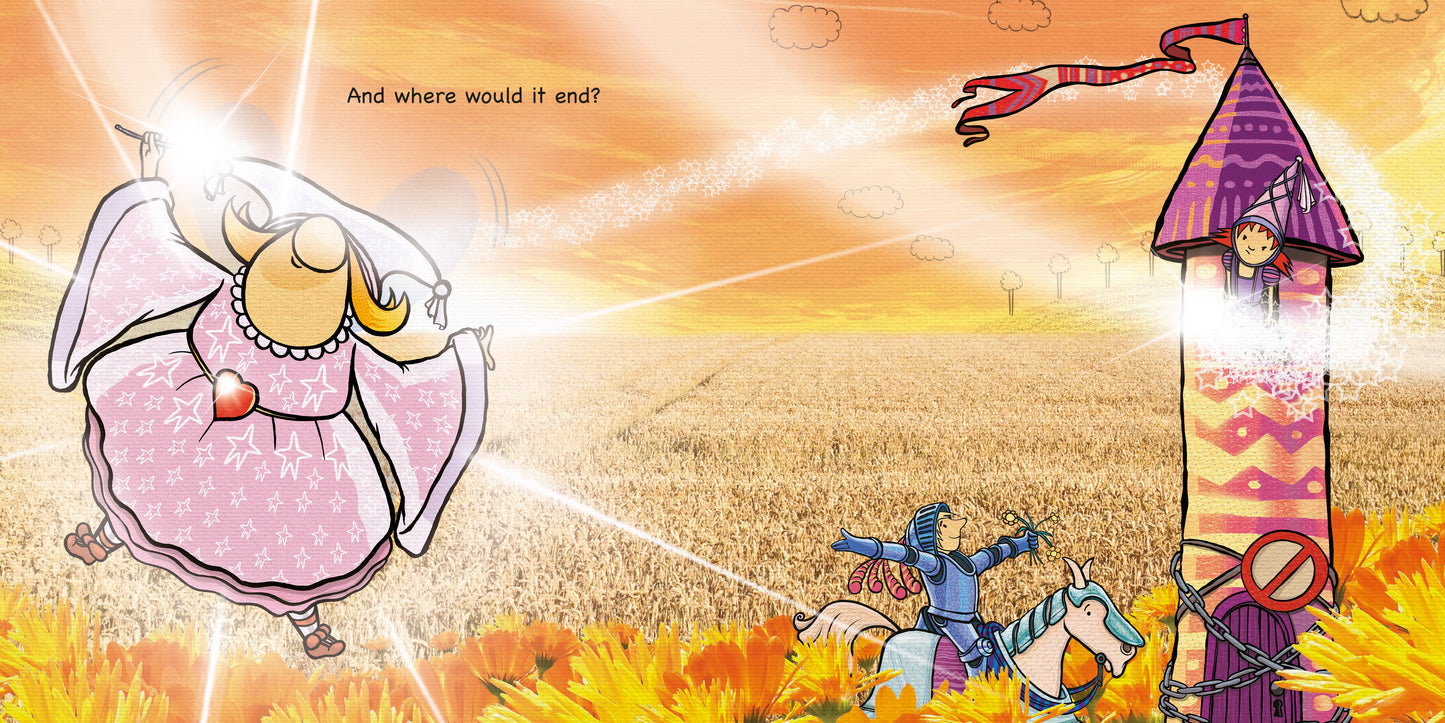 Rita wants a Fairy Godmother by Máire Zepf and Andrew Whitson, published by Graffeg - picture book page