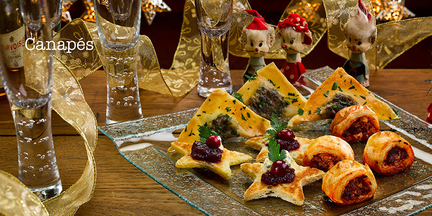 Festive Recipes Angela Gray Angela Gray's Cookery School Huw Jones published by Graffeg Canapés