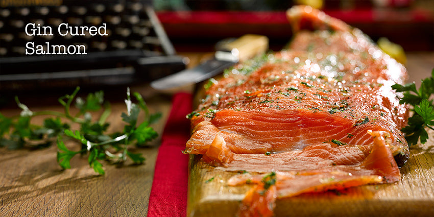Festive Recipes Angela Gray Angela Gray's Cookery School Huw Jones published by Graffeg Gin Cured Salmon