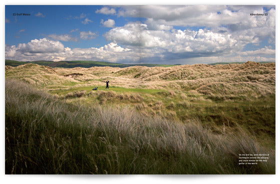Golf Wales by John Hopkins and Colin Pressdee, published by Graffeg. Aberdovey