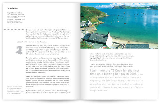 Golf Wales by John Hopkins and Colin Pressdee, published by Graffeg. Nefyn