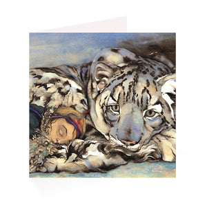 Jackie Morris Snow Leopard Greetings Cards