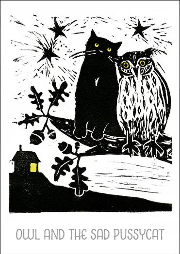Owl and the Sad Pussycat - Jo Cox Poster