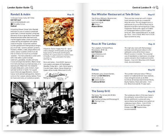 London Oyster Guide by Colin Pressdee, Shellfish Association of Great Britain, published by Graffeg