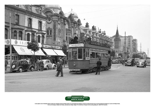 Lost Tramways of Wales Poster - Llandudno