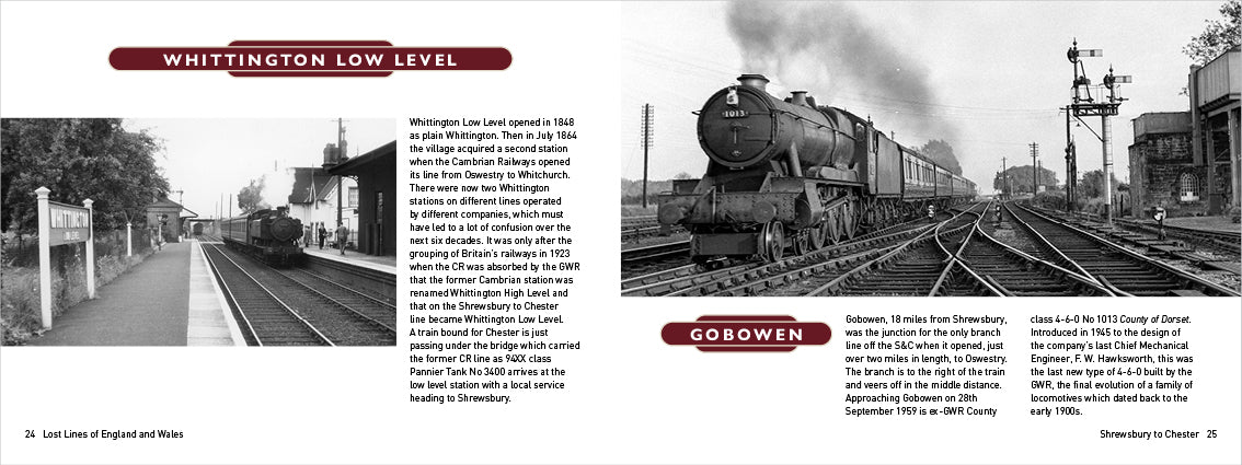 Lost Lines of England and Wales: Shrewsbury to Chester