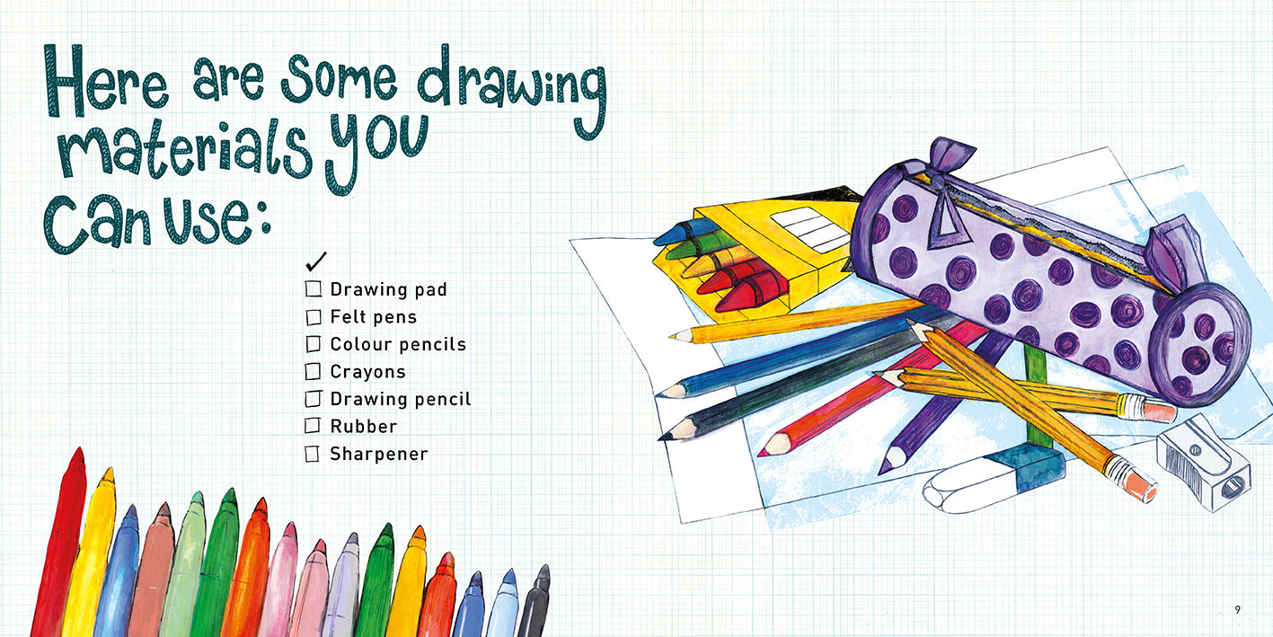 Animal Surprises How to Draw Nicola Davies Abbie Cameron published by Graffeg