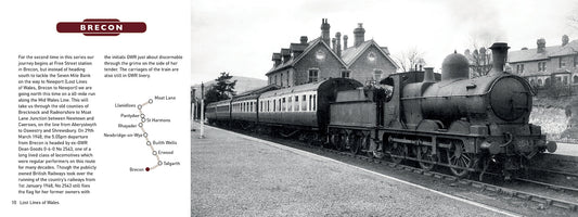 Lost Lines of Wales: The Mid Wales Line by Tom Ferris, published by Graffeg. Brecon