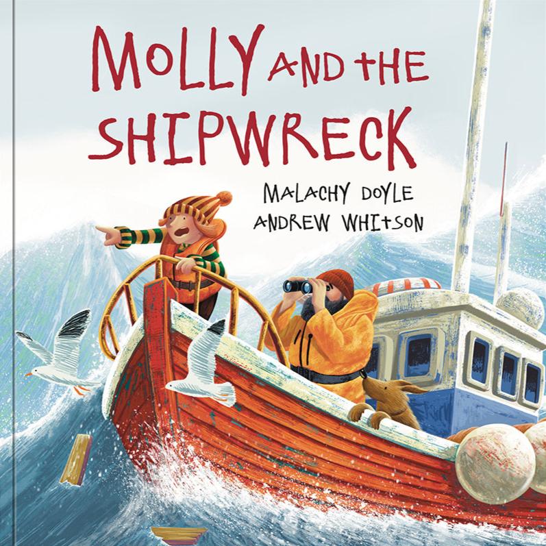 Molly and the Shipwreck by Malachy Doyle and Andrew Whitson picture book about refugees cover