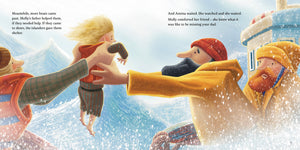 Molly and the Shipwreck by Malachy Doyle and Andrew Whitson picture book about refugees page