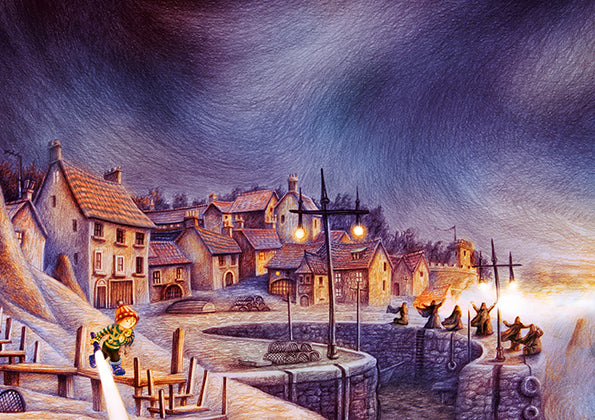 Molly and the Stormy Sea Postcard Pack - English