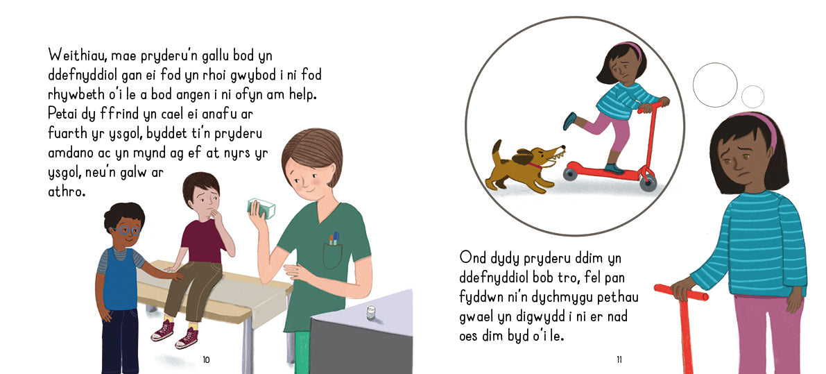 Cwestiynau a Theimladau Ynghylch Pryderon