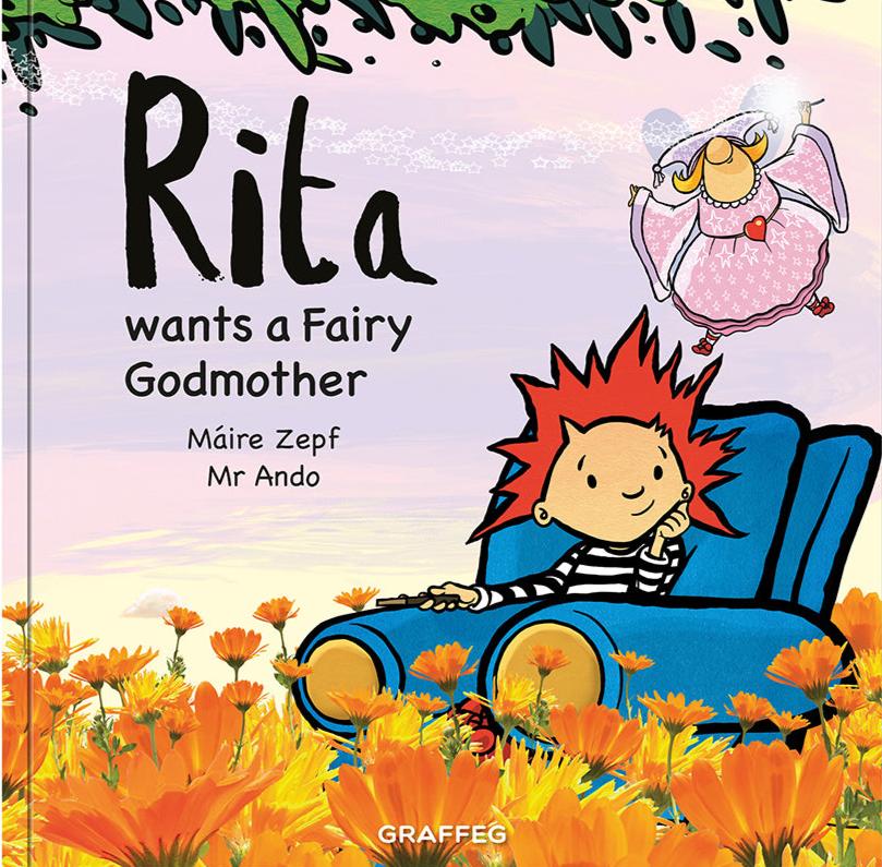 Rita wants a Fairy Godmother by Máire Zepf and Andrew Whitson, published by Graffeg - picture book cover