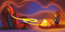 Load image into Gallery viewer, Rita wants a Dragon by Máire Zepf and Andrew Whitson, published by Graffeg - picture book page
