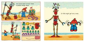 Rita wants a Robot by Máire Zepf and Andrew Whitson, published by Graffeg picture book page