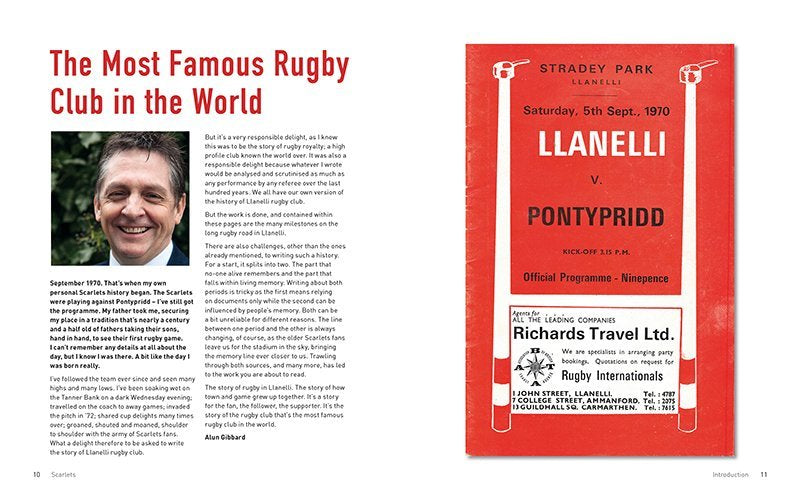 Scarlets The Official History - Signed Edition