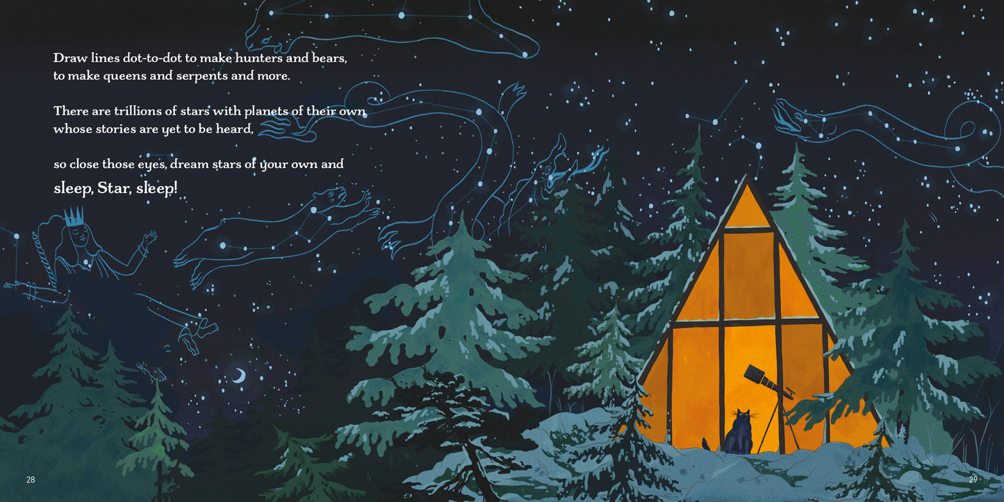 Shine Star Shine by Dom Conlon and Anastasia Izlesou book page environmental poetic picture book