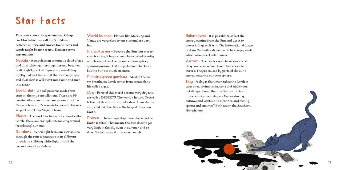 Shine Star Shine by Dom Conlon and Anastasia Izlesou book page environmental poetic picture book