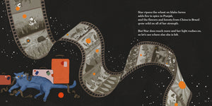 Shine Star Shine by Dom Conlon and Anastasia Izlesou book page environmental poetic picture book