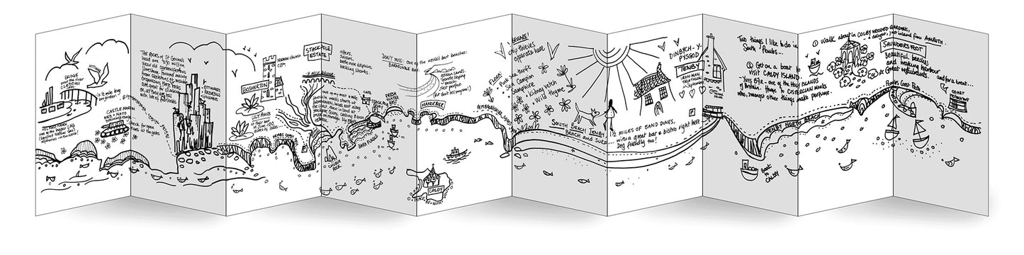 South Pembrokeshire Concertina Colouring Book
