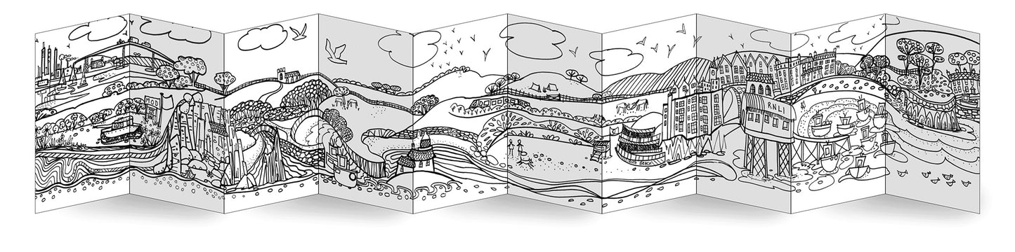 South Pembrokeshire Concertina Colouring Book