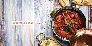 Flavours of England: Vegetarian Gilli Davies Huw Jones published by Graffeg vegetable curry