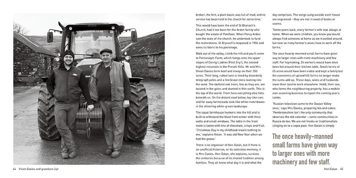 A Year in Pembrokeshire Jamie Owen David Wilson published by Graffeg