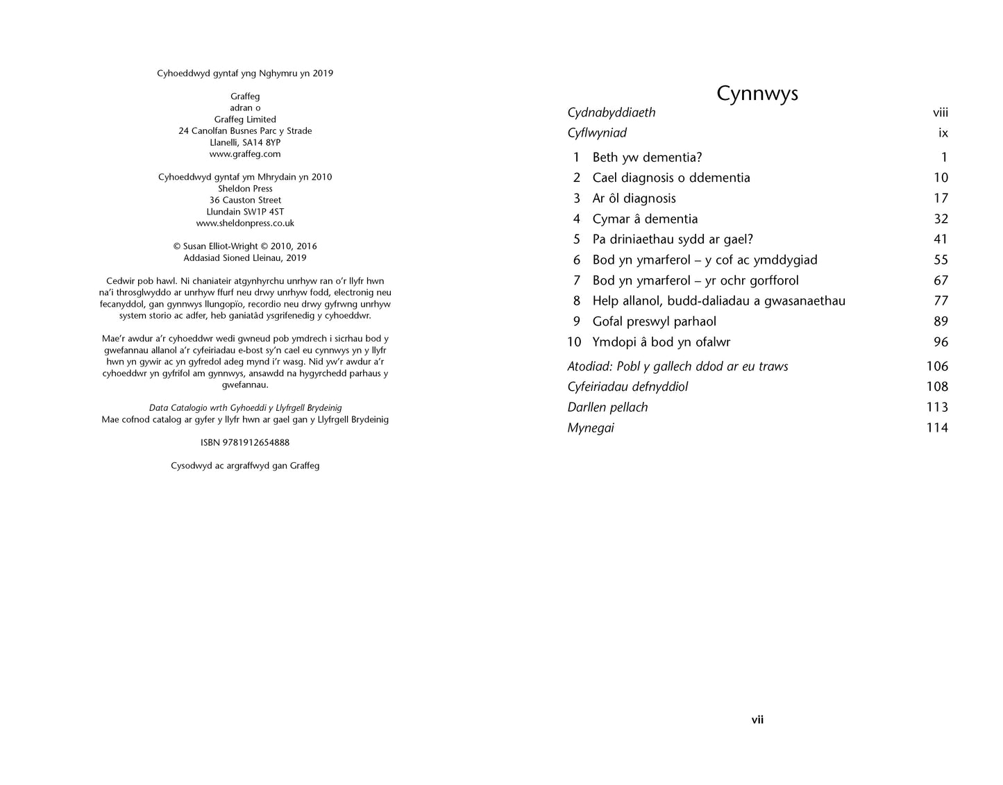 Pan fo rhywun annwyl â Dementia