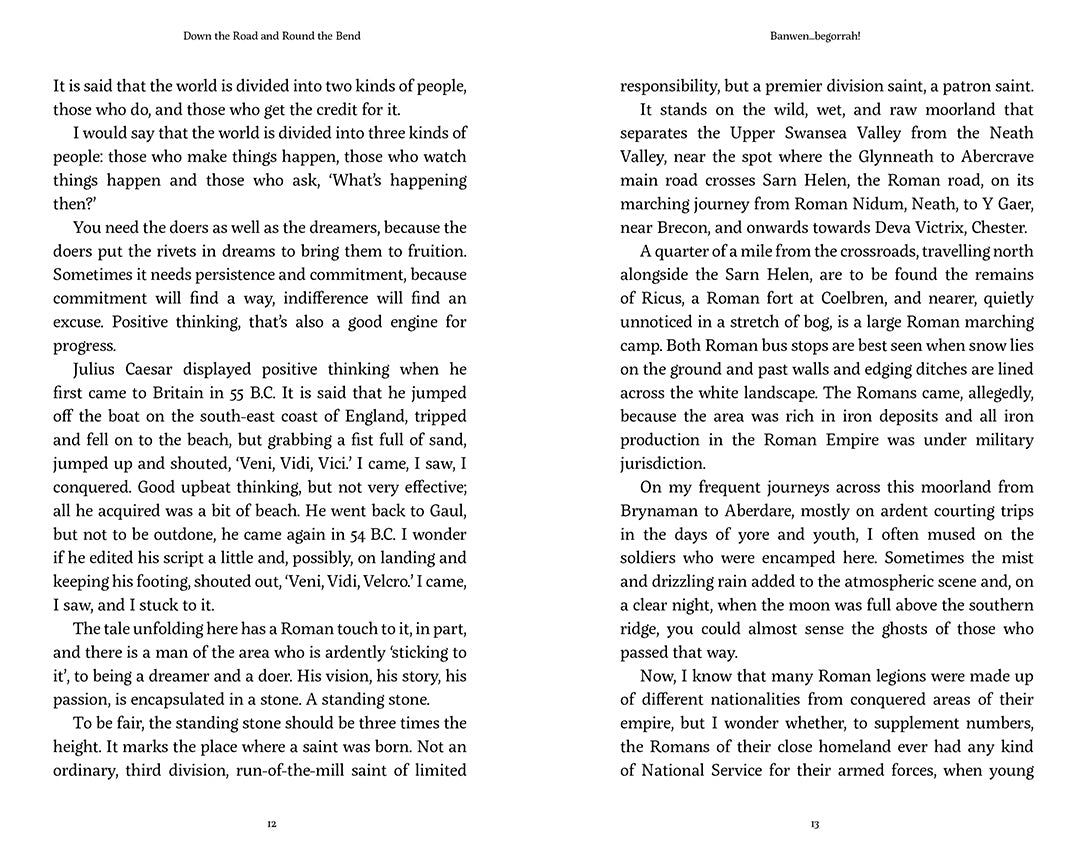 Down the Road and Round the Bend Roy Noble published by Graffeg