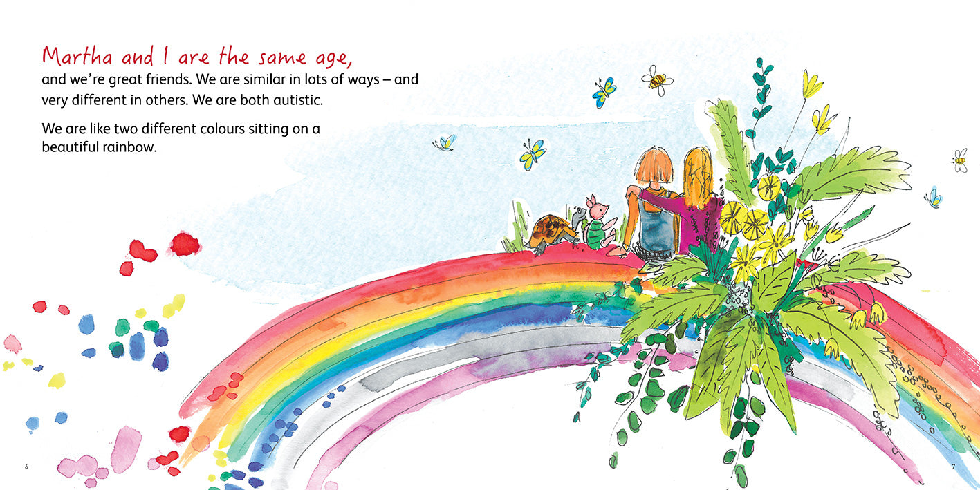 inclusive picture book about autism written by Jon Roberts and illustrated by Hannah Rounding